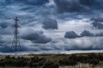 View of Electric Post