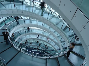 View of Glass Building