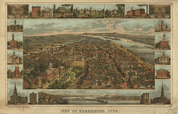 View of Harrisburg, Penn. | Free Photo - rawpixel