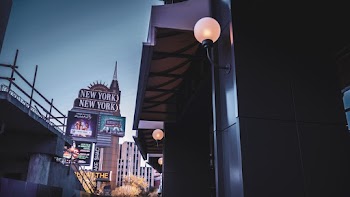 View of Light Post at the Park
