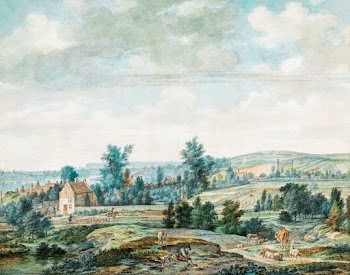 View of Midnight and Animal Landscape (1776)… | Free public domain illustration