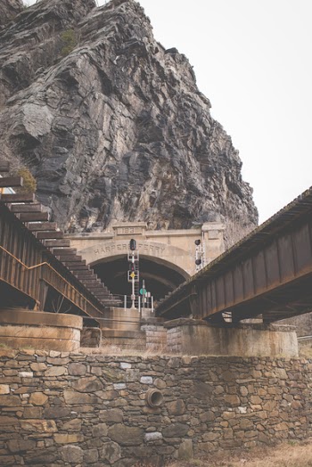 View of Steps Leading Towards Mountain