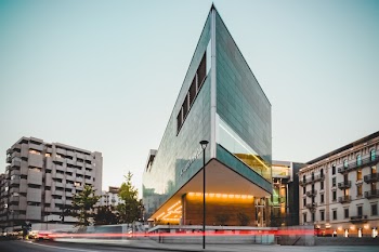 View of Triangular Building