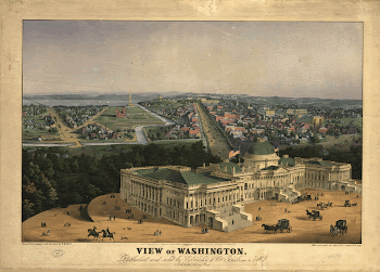 View of Washington / drawn | Free Photo - rawpixel