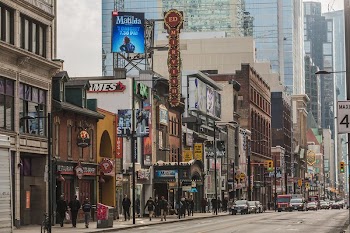 View of Yonge street in Toronto. | Free Photo - rawpixel