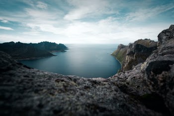 View on a fjord in norway
