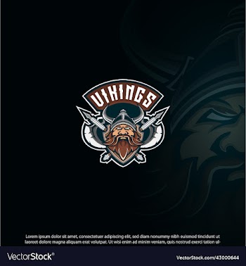 viking mascot logo