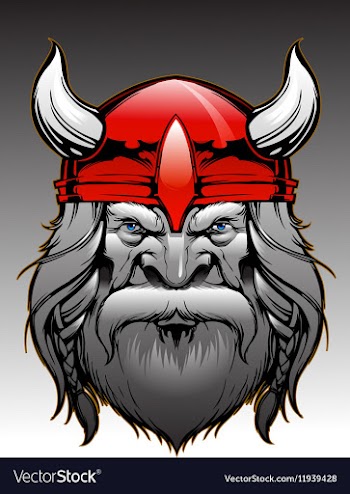  					Viking santa vector image														