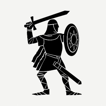 Viking warrior clipart illustration psd. | Free PSD - rawpixel