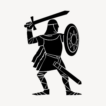 Viking warrior illustration clipart vector. | Free Vector - rawpixel
