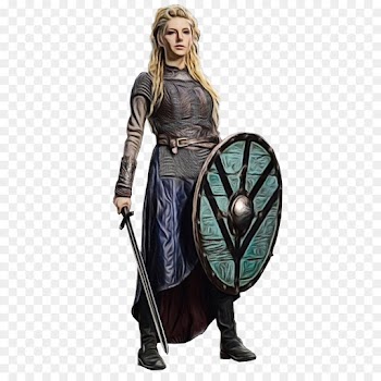Vikings, Lagertha, Aslaug, Woman Warrior, Costume PNG