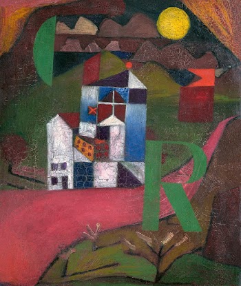 Villa R (1919) painting in high resolution by… | Free public domain illustration