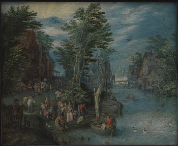 Village by a river | Free Photo - rawpixel