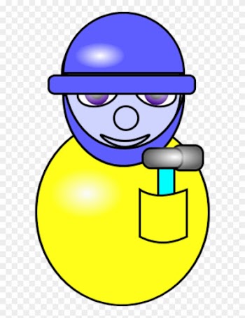 Village People Construction Worker Vector Clip Art - All Year Round