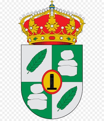Villar del Olmo Escutcheon Blazon Coat of arms Argent - barra flag 
