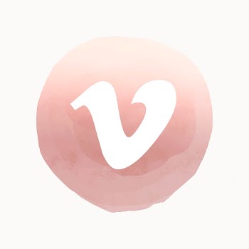 Vimeo logo in watercolor design. Social media… | Free stock illustration | High Resolution graphic