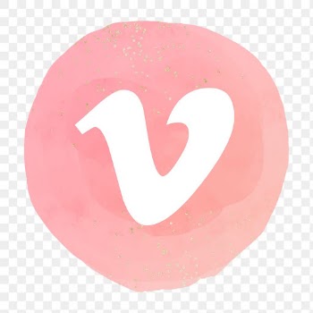 Vimeo logo png in watercolor design. Social… | Free stock illustration | High Resolution graphic