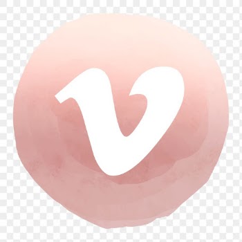 Vimeo logo png in watercolor design. Social… | Free stock illustration | High Resolution graphic