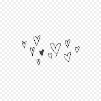 Vincent Drawing Doodle Heart - aesthetic dividing line 