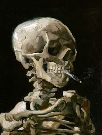 Vincent van Gogh's Head of a skeleton | Free Photo - rawpixel