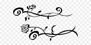 Vine - Black Rose Vine Png