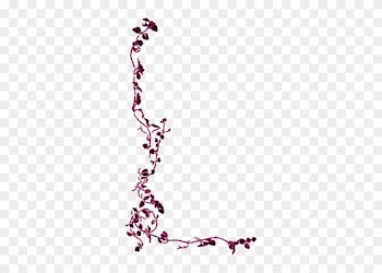Vine Clipart Burgundy - Wedding Blue Border Design