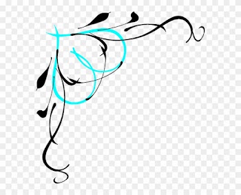 Vine Heart2 Clip Art At Clker - Bridal Shower Border Clipart