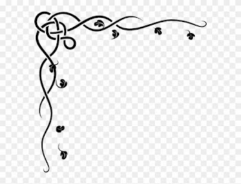 Vines Black Celtic Clip Art At Clipart Library - Border Design For Invitation Card