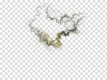 Vines, green and black smoke transparent background PNG clipart