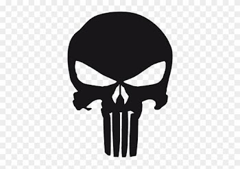 Vinilo Decorativo Logo The Punisher - Punisher Skull
