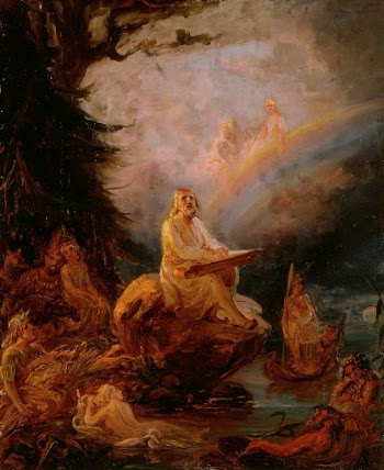 Väinämöinen playing the kantele, study, | Free Photo - rawpixel