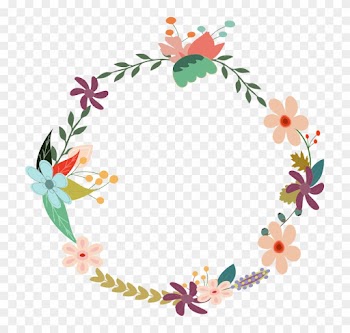Vintag Flower Border - Vector Floral Vintage Png