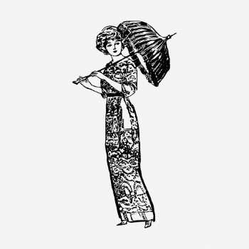 Vintage 1920s woman hand drawn | Free Photo - rawpixel