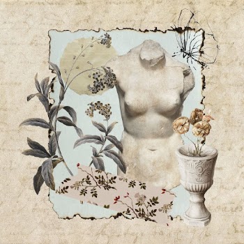 Vintage aesthetic ephemera collage, mixed | Free PSD Illustration - rawpixel