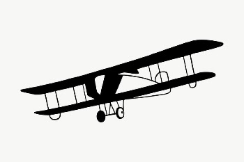 Vintage airplane drawing, illustration vector. | Free Vector - rawpixel