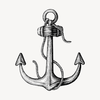 Vintage anchor illustration sticker psd | Free PSD - rawpixel