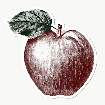 Vintage apple sticker design element  | Free  transparent png - 2337142