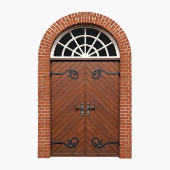 Vintage arched door clipart, church | Free Photo - rawpixel