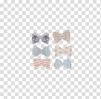 Vintage, assorted ribbons transparent background PNG clipart
