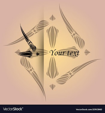 Vintage background antique victorian ornament vector image