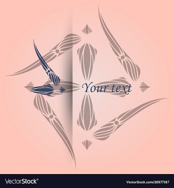 Vintage background antique victorian ornament vector image