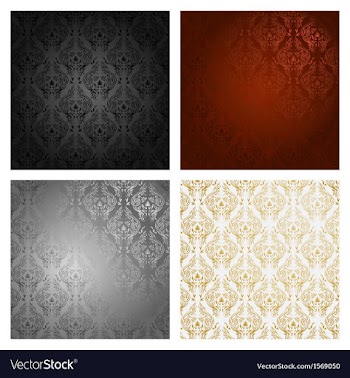 Vintage background seamless pattern vector image