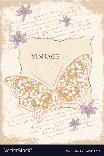 Vintage background vector image