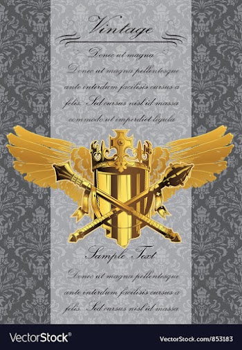 Vintage background vector image