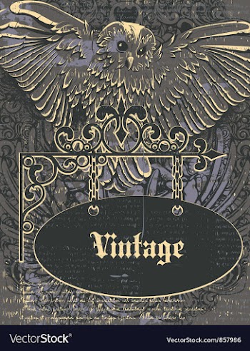 Vintage background vector image