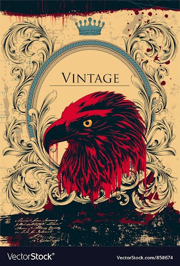 Vintage background vector image