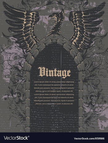 Vintage background vector image