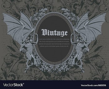 Vintage background vector image