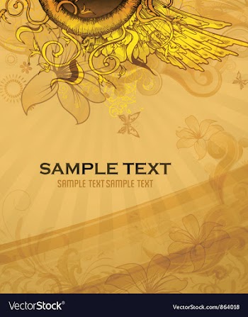 Vintage background vector image