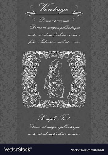 Vintage background vector image
